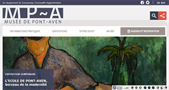 Desktop Screenshot of museepontaven.fr